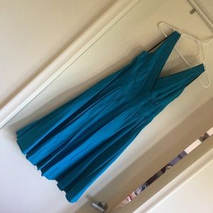 Calvin Klein aqua blue dress